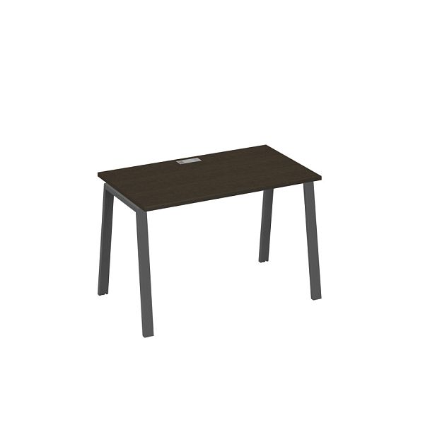 Стол письменный на металлокаркасе TRE A4 А4 Б3 013 БП венге / металлокаркас антрацит - Вид 1