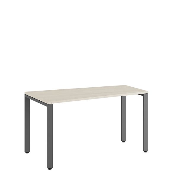 Стол трапеция левый Tess 140x80x75 дуб шамони светлый - Вид 1