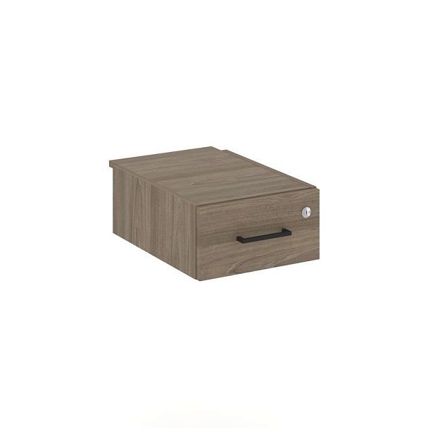 Стайл Проджект Тумба с 1 ящ. SN.TP-023 Вяз Благородный/Черный Ручки 343*607*176 - Вид 1