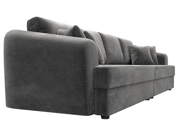 Диван прямой Милтон Велюр серый - Вид 3