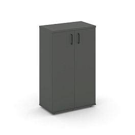 Стайл Проджект Тумба опорная/приставная SN.TOP-061 Антрацит/Черный Ручки 600*400*1150 - Фото предпросмотра