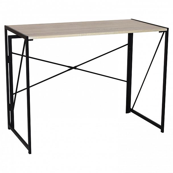 Стол на металлокаркасе BRABIX "LOFT CD-002", 1000х500х750 мм, складной, цвет дуб натуральный, 641214 - Вид 3