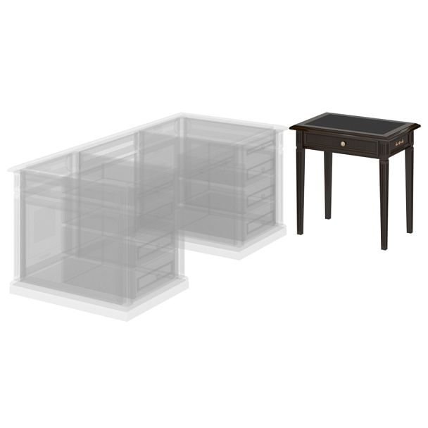 Стол приставной "Версаль люкс"  ПК-ВРЛ-СТП75Х55К/И3/1-В1-981 темный орех - Вид 1