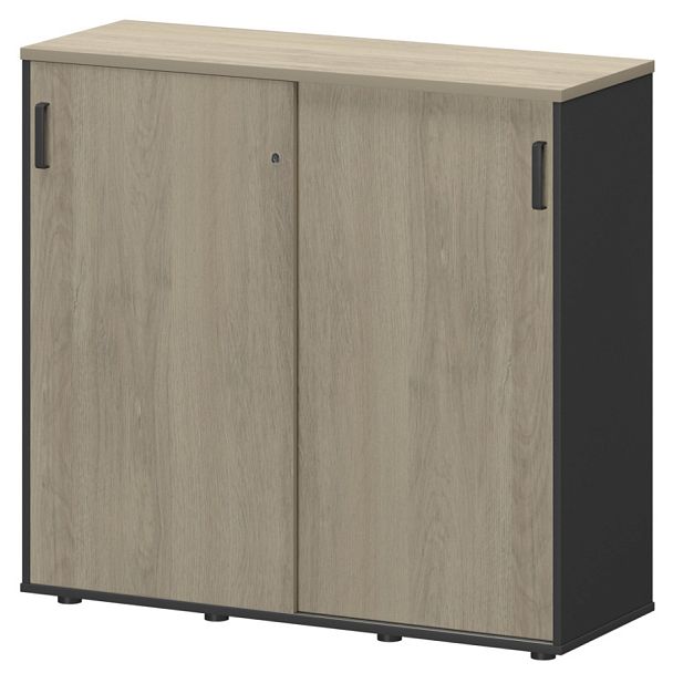 Тумба-купе СМТ-12.11К Тип2 Графит/Кронберг 1236x444x1150 Смарт - Вид 1