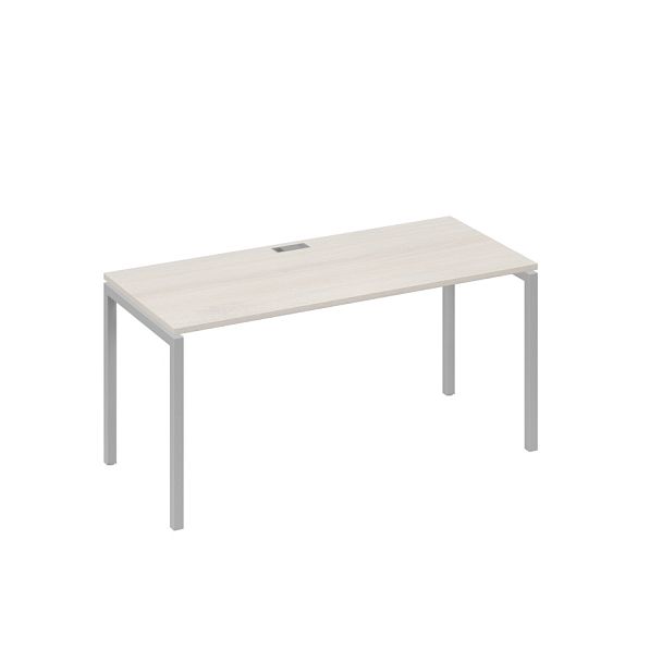 Стол письменный на металлокаркасе DUE A4 А4 С2 015 БП дуб / металлокаркас серый - Вид 1