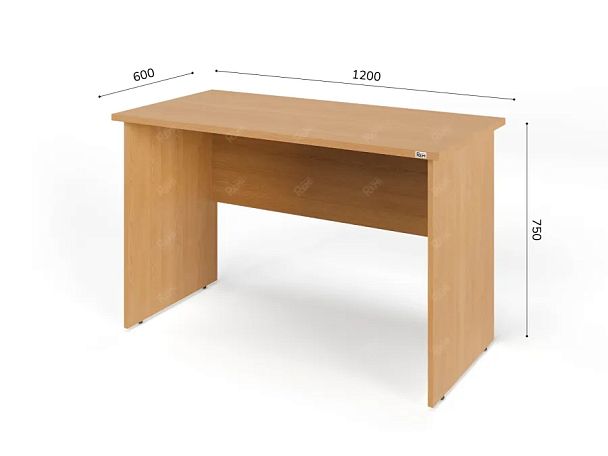 ЛАЙТ / LIGHT RLG001-12x6 Прямоугольный стол 120x60x75 Бук - Вид 2