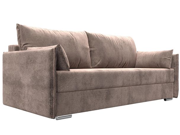 Диван прямой Сайгон Велюр бежевый - Вид 1