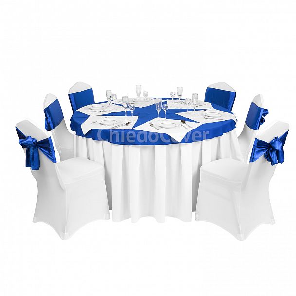 Стул Браун 25мм - черный, синяя корона, стопируемый - Вид 4