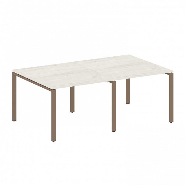 Стол для переговоров "Metal System" БП.ПРГ-2.1 дуб наварра/мокко - Вид 1