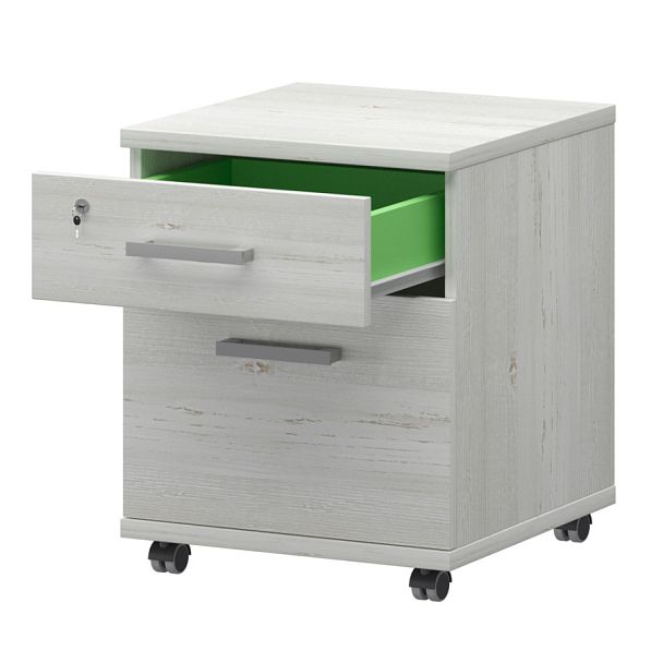 Тумба подкатная файловая НТ-330.ФЛ Сосна винтер 430x442x583 Аргентум - Вид 1