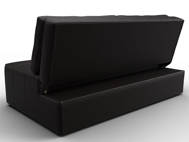 Диван прямой Лига-107 (160) Экокожа коричневый - Вид 5