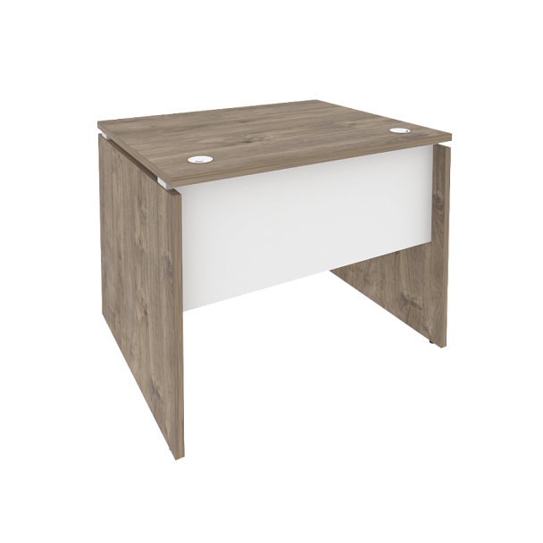 Onix Стол письменный O.SP-1.8 Тиквуд темный/Белый бриллиант 980*800*750 - Вид 1