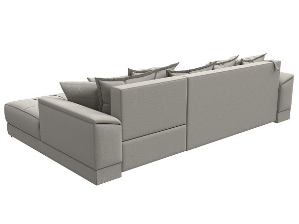 Диван угловой НордСтар правый угол Рогожка бежевый - Вид 6