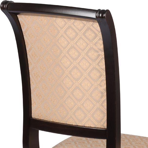 Комплект деревянных стульев с мягким сиденьем Арктос Венге/Бежевый жаккард, 4 шт. - Вид 9