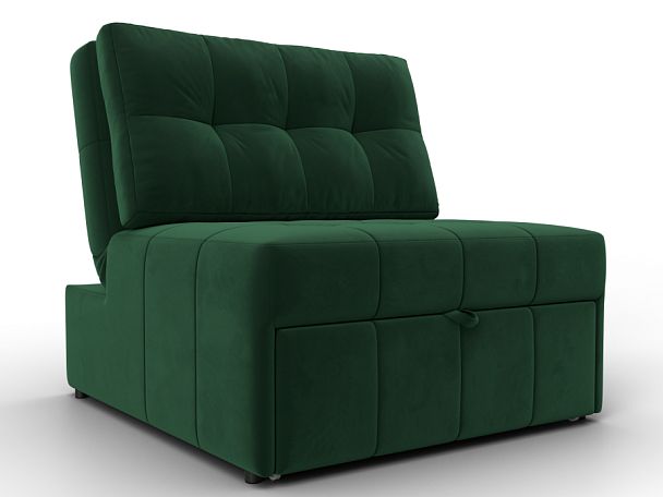 Кресло-кровать Лига-107 (80) Велюр зеленый - Вид 1