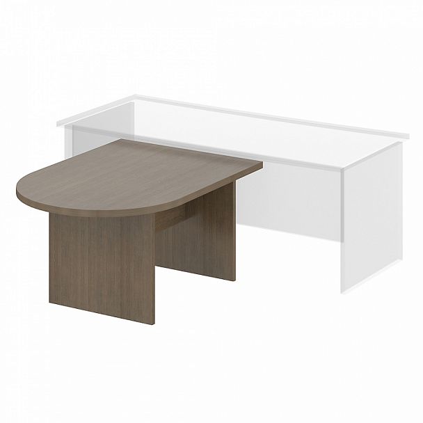 Конференц стол "Лидер" ПК-ЛДР-ПР135Х100/38-В1-299 дуб шамони - Вид 1