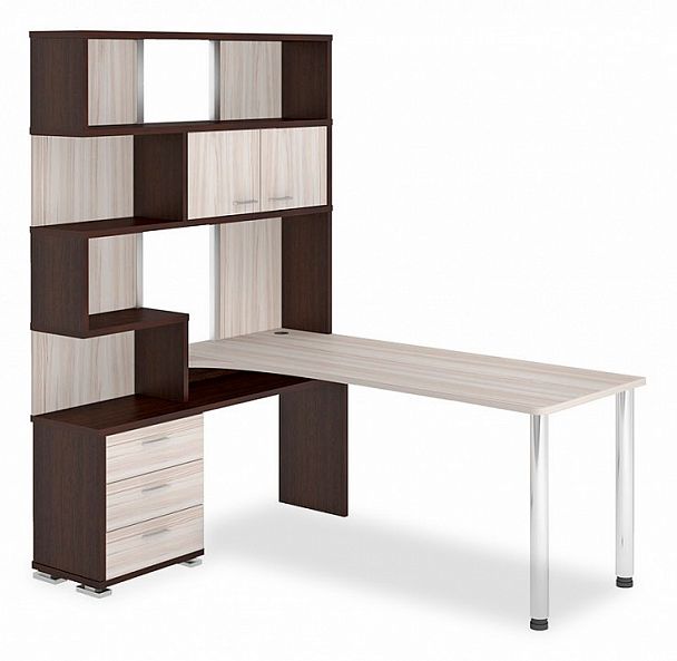 Стол компьютерный Домино СР-420/170 Венге/Карамель левый - Вид 1