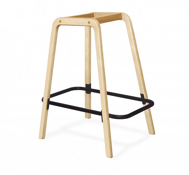 Стул полубарный Sheffilton SHT-ST35/S94-1 горчичный/прозрачный лак/черный муар - Вид 6