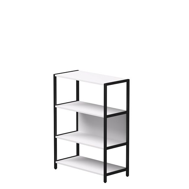 Стеллаж металлический средний Everprof EVO 830х385x1120 Белый/Черный - Вид 1