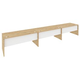 Onix Рабочая станция O.RS-3.4.7 Тиквуд светлый/Белый бриллиант 4740*720*750 - Фото предпросмотра