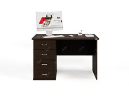 ЛАЙТ / LIGHT RLG007-12x6L Однотумбовый стол 120x60x75 Венге - Фото предпросмотра