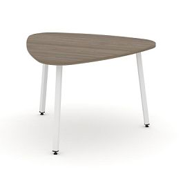 Стайл Проджект Стол переговорный SN-4.SPRG-71.3 Вяз Благородный/Металл Белый 1200*1200*750 - Фото предпросмотра