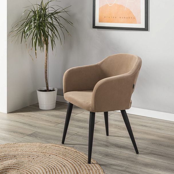 Кресло Oscar Diag beige/черный - Вид 10