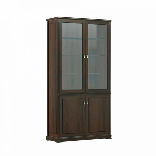 Шкаф для бумаг двухстворчатый Ministry 117х55х212 орех южный - Вид 1