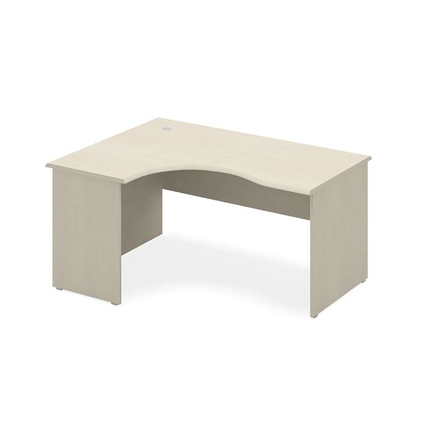 Стол эргономичный "Технофорвард"  ПК-ТФ-СТЭ160Х120Л/Д-В6-99 клен - Вид 1