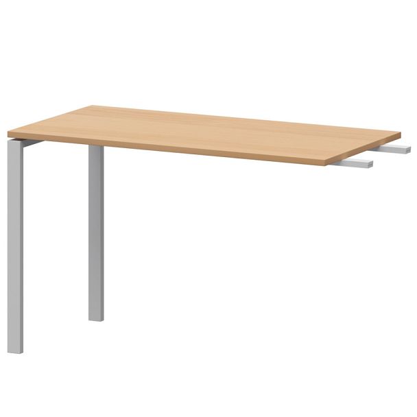 Бриф-приставка на металлокаркасе АМ-120.60 Ольха/Белый 1200x600x760 Арго-М - Вид 1