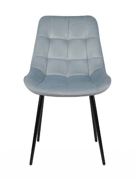 Стул Эйден, Confetti dusty blue/черный - Вид 2