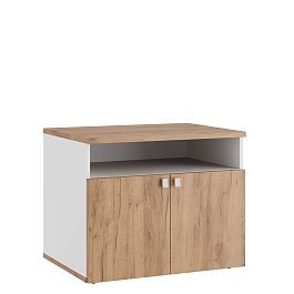 Тумба под оргтехнику Tess 80x60x65,6 дуб крафт золотой - Фото предпросмотра