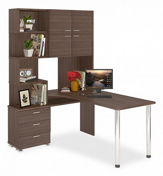 Стол компьютерный Домино СР-500М/160 Шамони левый - Вид 1