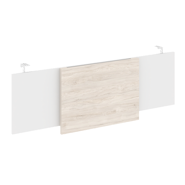 Onix Direct Lux Царга стола руководителя O.M-CSR-4 Белый бриллиант/Денвер светлый/Хром 1340*450*54 - Вид 1