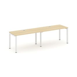 Стайл Проджект Рабочая станция 1 сторон. SN-5P.ORS-002 Акация Лорка/Металл Белый 2360*600*750 - Фото предпросмотра