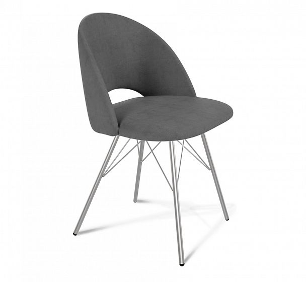 Стул Sheffilton SHT-ST34/S37 платиново-серый/хром лак - Вид 2