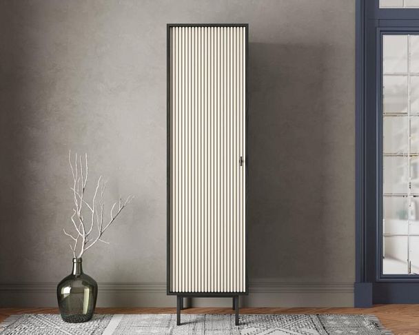 Шкаф c одной дверкой Emerson арт EM101/milky/L - Вид 4