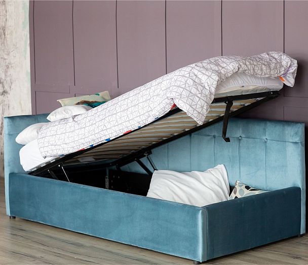 Кровать односпальная Bonna с матрасом ГОСТ 2000x900 - Вид 3