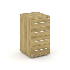 Rift Тумба приставная RF.TPR-001 Дуб Винченцо/Металл Белый 416*460*747 - Фото предпросмотра