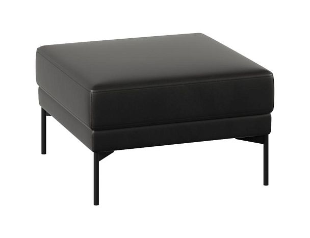 Банкетка Everprof Gamma угловая одноместная Экокожа Черный - Вид 1