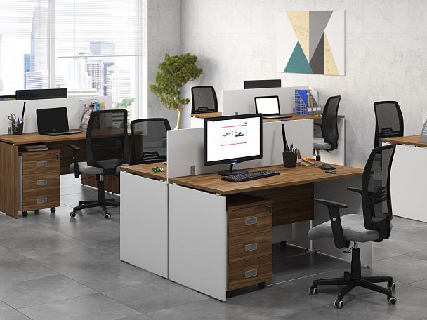 Стол письменный Tess Wood 160x80x75 орех - Вид 12