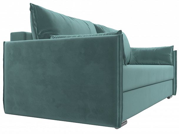 Диван угловой Сайгон (полностью велюр бирюзовый) - Вид 5