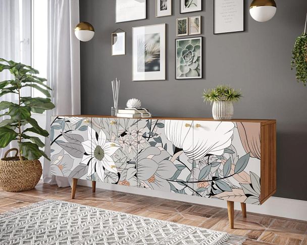 Комод Berber удлиненный принт 50 арт BB11/Print_50 - Вид 3