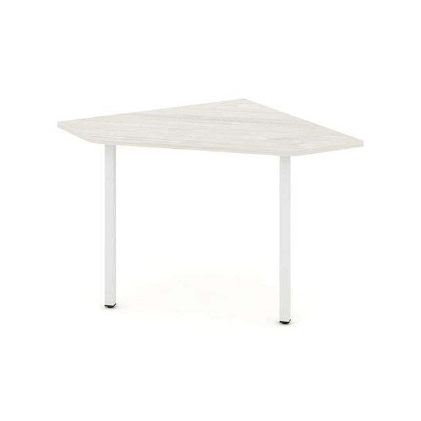 Стайл Проджект Угловой элемент перег. стола SN-4.UPRG-001 Дуб Наварра/Металл Белый 980*980*750 - Вид 1