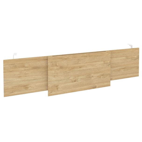 Onix Direct Царга стола руководителя O.M-CSR-6 Тиквуд светлый/Белый металл 1740*450*54 - Вид 1