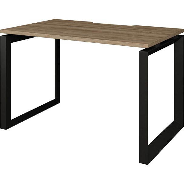 Стол на металлокаркасе НТМП.О-120 Дуб сафари/Антрацит 1200x730x750 Аргентум-МП - Вид 1