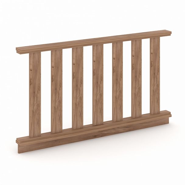 Барьер для зала суда "KODEX" KD.BZ-15 Дуб Табак - Вид 1