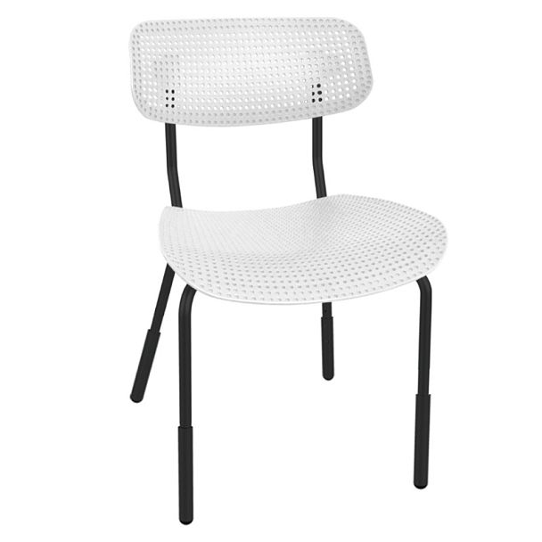 Стул Sheffilton SHT-S85PB-1 белый/белый/черный муар - Вид 1