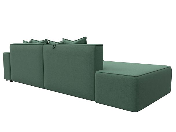 Диван угловой Лига-079 угол правый Рогожка зеленый - Вид 5