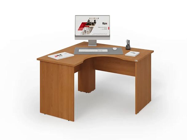 UNITY РСТ12-12 ВИШНЯ Офисный стол угловой Универсальный 1200х1200х750 - Вид 1